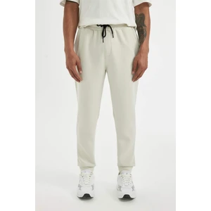 DeFactoFit Jogger Eşofman Altı Slim Fit Dar Kesim Skuba Dalgıç Kumaş Lastikli Paça Beli Bağcıklı Cepli Z9112AZ24AU