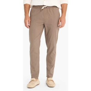 %100 Pamuk Keten Görünümlü Yazlık Jogger Pantolon Dar Paça Beli Bağcıklı Lastikli Cepli Z6475AZ25SP