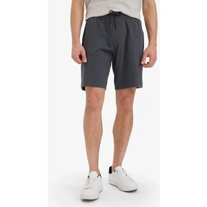 Slim Fit Dar Kesim Cepli Pamuklu Basic Düz Bermuda Şort W1105AZ25SP