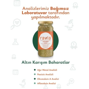 Altın Baharat Karışımı 140 g Türkiye Menşeli Katkısız Zerdeçal Zencefil Tarçın Kakule