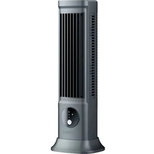 HP-F21 USB Şarjlı Sessiz Kule Tipi Masaüstü Mini Fan 3 Kademe Ofis Tipi Soğutucu Kule Fanı