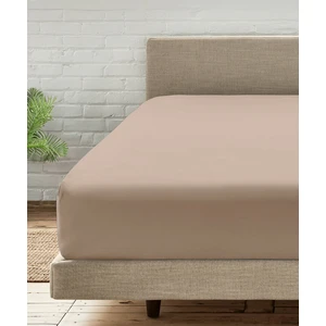 Dokuma Lastikli Çarşaf Bej