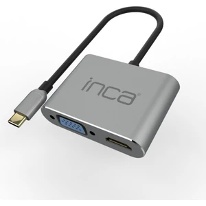 ITPC-06T  15CM Tip-C=>hdmı+Vga+Usb Hub