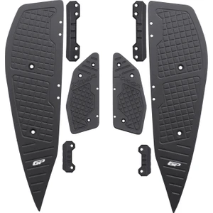 Gp Kompozit Yamaha Xmax 250-400 2018-2022 Uyumlu Basamak Alüminyum Siyah