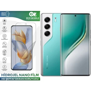 Tecno Camon 40 Pro ile Uyumlu Hidrojel Ekran Koruyucu Film Hd-Şeffaf(Tempered Cam Değildir!)
