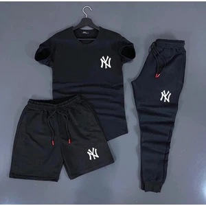 Calp Teks Ny Basklı Unisex 3'lü Takım