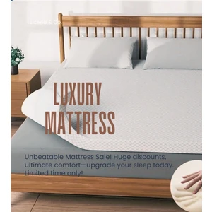 Ortopedik ( Bel ve Sırt ) Kuştüyü Sünger  Uyku Pedi, Yatak Koruyucusu , kalınlığı 7 cm , 2 Adet Yastık Kılıfı Hediyeli