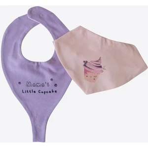 Organik Emily 2'li Önlük Pembe