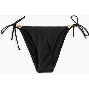 Aksesuarlı Yanları Ipli Bikini Altı