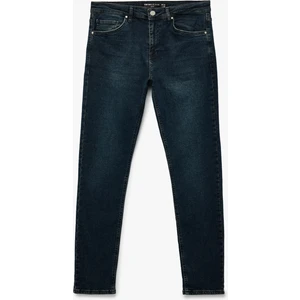 Normal Bel Pamuklu Slim Fit Jean Pantolon - Brad Jean