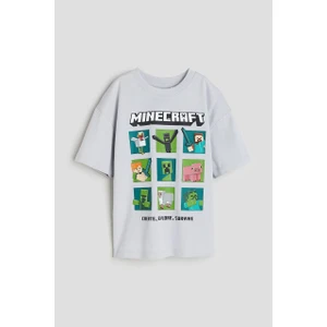 Minecraft Baskılı Çocuk Tişörtü