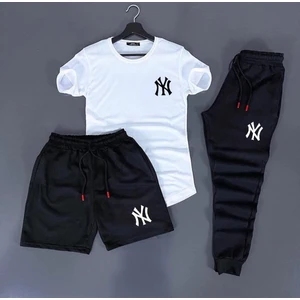 Calp Teks Ny Basklı Unisex 3'lü Takım