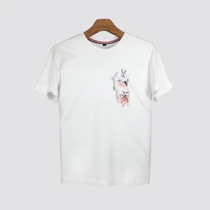 Halfface Pocket Erkek Baskılı T-Shirt