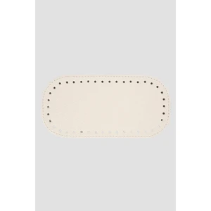 Çanta Tabanı 20X10 cm Oval Krem