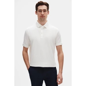 Ds Damat Regular Fit Ekru Pike Dokulu T-Shirt 4HC146551001M