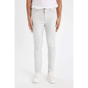 Pantolon Slim Fit Dar Kesim Cepli Dar Paça C9436AX24AU