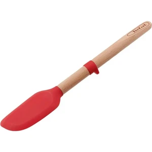 Ingenio Ahşap Silikon Spatula - Kırmızı - 32 cm
