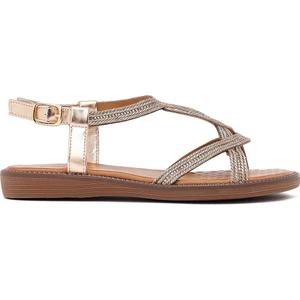 Kadın Pembe Taşlı Sandalet 25SFE464614