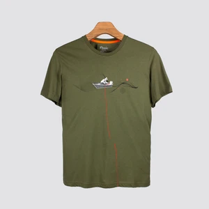 Fisherman Erkek Baskılı T-Shirt