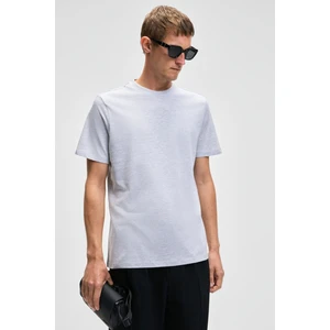 Mocassın Erkek %100 Pamuk Relaxed Fit Yuvarlak Yaka Kısa Kollu Grimelanj T-shirt