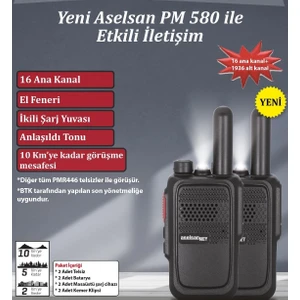 Aselsan Net PM- 580 sız Pmr El Telsizi