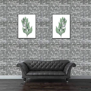 Renkli Duvarlar 3D Kendinden Yapışkanlı Alaca Gri Salon Duvar Kağıdı Paneli NW24