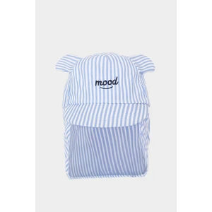 Erkek Bebek Nakışlı Ense Korumalı Pamuklu Cap Şapka D8382A525SM
