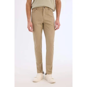 Yazlık Gabardin Chino Kanvas Pantolon Slim Fit Dar Kesim Dar Paça Cepli