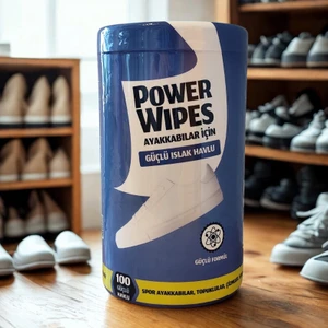 Pozi Home Power Wipes – Ayakkabı Temizleyici Güçlü Islak Mendil (100 Adet)