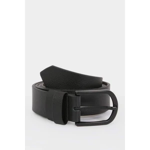 Erkek Oval Toka Suni Deri Jean Kemeri Y6450AZNS