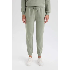Regular Fit Jogger Kışlık Eşofman Altı Basic Düz Beli Lastikli Bağcıklı Cepli V2699AZ24WN