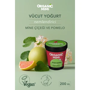 Vücut Nemlendiricisi, Hafif Vücut Kremi Sıkılaştırıcı Vücut Sorbesi Mine Çiçeği ve Pomelo, 200 ml