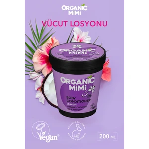 Vücut Kremi Nemlendirici Hindistan Cevizi ve Hibiskus, Vücut Losyonu, 200 ml Body Conditioner