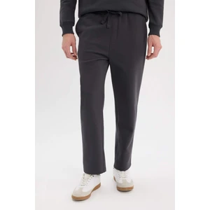 Regular Fit Eşofman Altı İçi Polarlı Basic Düz Cepli Beli Bağcıklı Düz Paça D7836AX25SP