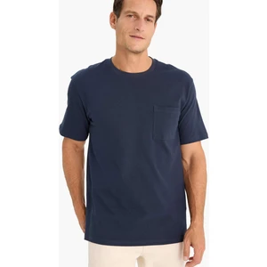 %100 Pamuk New Regular Fit Bisiklet Yaka Kısa Kollu Basic Düz Pike Tişört D7931AX25SP