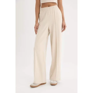 DeFactoFit Wide Leg Geniş Paça Çift Cepli Skuba Dalgıç Kumaş Sporcu Eşofman Altı D8316AX25SP