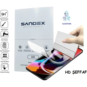 Oneplus 12R Nano Ekran Koruyucu Esnek Ultra Ince Sandex - Hd Şeffaf