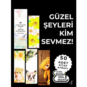 50'li Kitap Ayracı Seti - Güzel Şeyler