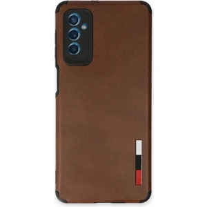 Newface Samsung Galaxy M52 5g Kılıf Loop Deri Silikon - Kahverengi