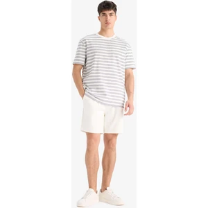%100 Pamuk Regular Fit Dokulu Waffle Şort E2591AX25SM