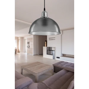 Haus Yarım Küre Buzlu Füme Abs Krom Kuka Süslü Sarkıt Mutfak Salon Avize Kafe Kuaför Aydınlatma