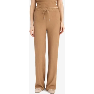 Straight Fit Beli Lastikli Cepli Bürümcük Pantolon E3408AX25SP