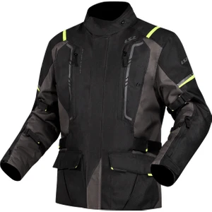 Ls2 Narvık Mont Gri-Siyah-Neon Sarı