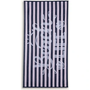 Kadın Desenli Pamuklu Plaj Havlusu