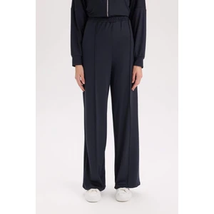 Wide Leg Geniş Bol Paça Eşofman Altı Basic Düz Beli Lastikli Bağcıklı E3953AX24WN