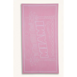 Kadın Desenli Pamuklu Plaj Havlusu C1150AX25SM