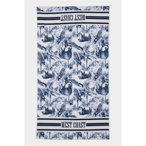 Kadın Desenli Pamuklu Plaj Havlusu W8309AZ25SM