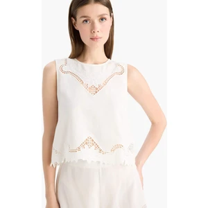 Regular Fit Pamuklu Kolsuz Üst-Fall in Love E4261AX25SM