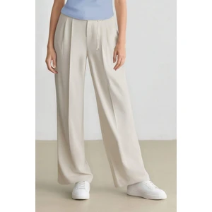 Wide Leg Kumaş Palazzo Pantolon Üç Cepli Normal Bel Standart Boy E5970AX25SP