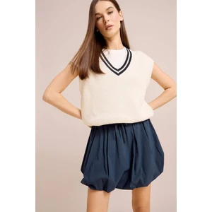 Oversize Geniş Kalıp Bisiklet Yaka Triko Süveter S0375AZ25SP